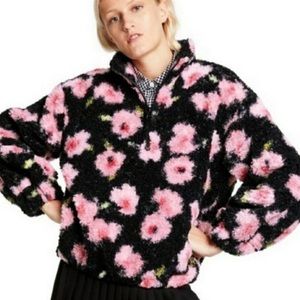 NWT Sandy Liang for Target Floral Teddy Sherpa XL